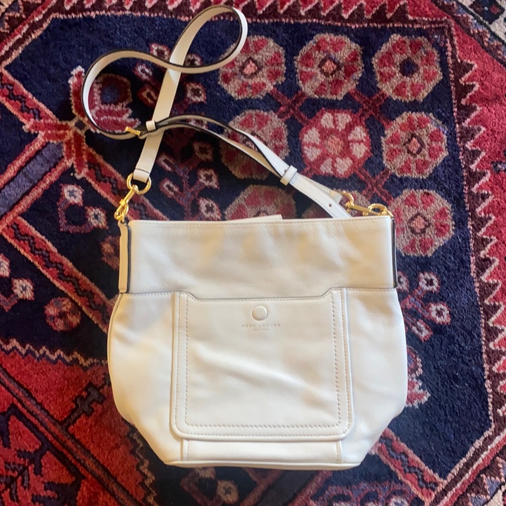 Creamy White hobo Marc Jacobs tote